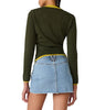Arwen cardigan dark olive by Steve Madden