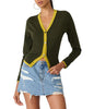 Arwen cardigan dark olive by Steve Madden