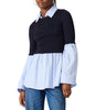 Lenny top blue by Steve Madden