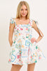 Fruit sundress with bubble hem by Lena