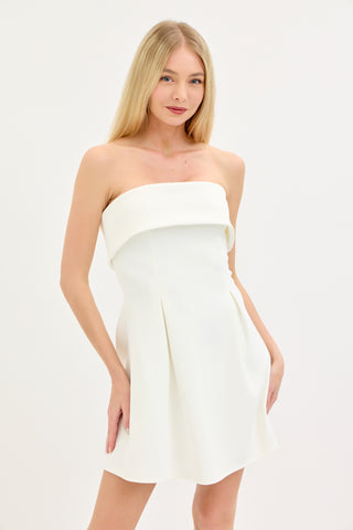 Scuba tube a line mini white by Lena
