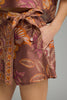 Brown and rust skort set by Entro