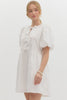 Ribbon detail mini dress by Entro