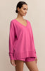 Weekender v neck island pink by Z Supply