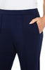 Wide leg pull on trouser cadet blue by Liverpool