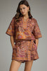 Brown and rust skort set by Entro