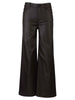 Meg high rise wide leg coated chocolate by Kut from the Kloth