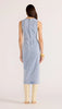 Oliver denim midi dress vintage blue by Mink Pink