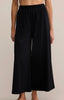 Scout jersey crop flare pant true black by Z Supply