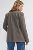 Blazer with button sleeves brown multi by Liverpool