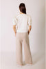 Butter modal round neck with poplin shirt ivory by Before You
