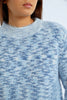 Blue white cozy sweater by Molly Bracken