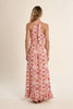 Ladies woven dress orange