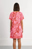 Ladies woven dress red Belize