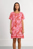 Ladies woven dress red Belize