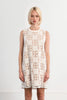 Young ladies white woven dress