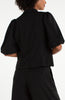 Black balloon sleeve blazer by Liverpool