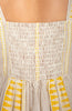 Sleeveless midi cream brown stripe by Liverpool