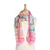 Flower printed scarf by TWO'S COMPANY