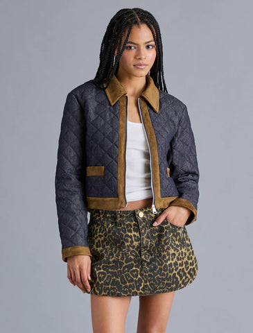 Agatha jacket dark indigo by Steve Madden