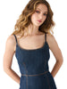 Giselle dress washed denim by Steve Madden
