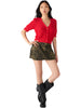 Janae cardigan dark red by Steve Madden