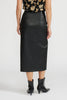 Cade faux leather skirt black by Lucy Paris