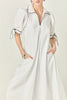 Stitch detail midi dress by English Factory