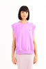 Lilac heart muscle sweatshirt by Molly Bracken