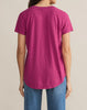 Asher V-Neck Tee in Magenta by Z Supply