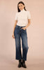 Short sleeve turtleneck off white by Molly Bracken