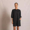 Butter modal henley embroidered mini dress by: P cill