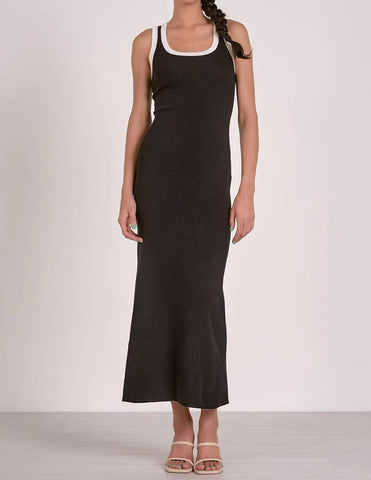 Contrast Tank Maxi Dress by Elan