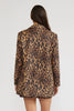 Sharon animal print leopard print coat by Lucy Paris
