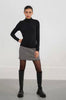 Mock neck long sleeve top black by Molly Bracken