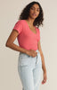 Sirena SS tee sunset pink by Z Supply