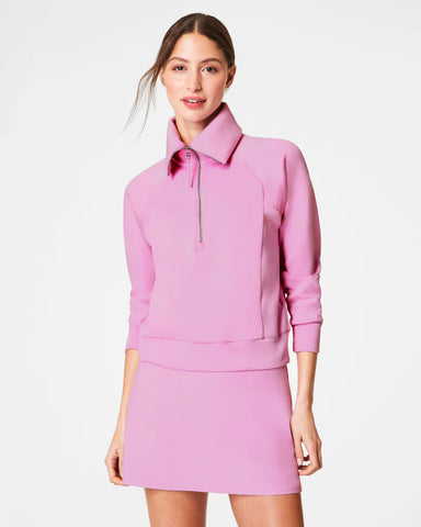 Air Essentials half zip petunia by Spanx