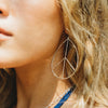 Lilah earrings gold by Leslie Curtis