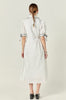Stitch detail midi dress by English Factory