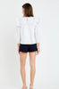 Contrast embroidery top white by English Factory