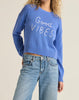 Coast to coast sweater bay blue by Z Supply