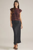 Brown and black animal print sweater by Entro