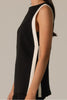 Modal contrast border sleeveless top by P. Cill