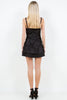 Braided strap textured mini dress by Lena