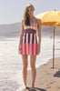 Stripe printed sleeveless mini dress by English Factory