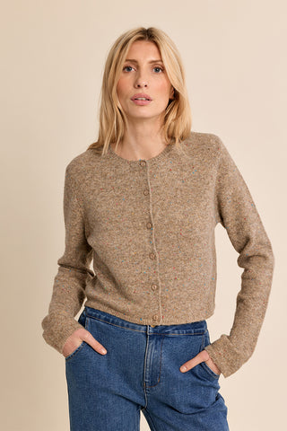 Camel cardigan mixed colors by Molly Bracken