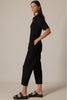 Zip front jumpsuit black by P. Cill
