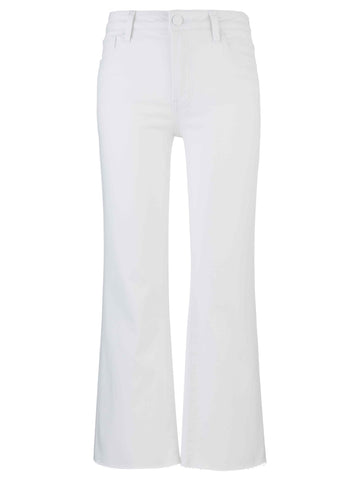 Kelsey high rise ankle flare optic white by Kut from the Kloth
