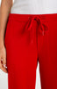 Pull on wide leg crop fire brick by Liverpool