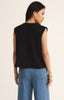 Cliffside vneck airy top black by Z Supply